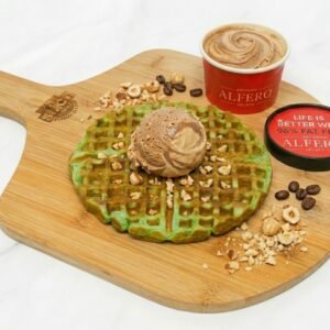 Hazelnut & Coffee Gelato Waffle