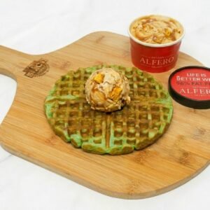 Hokey-pokey Gelato Waffle