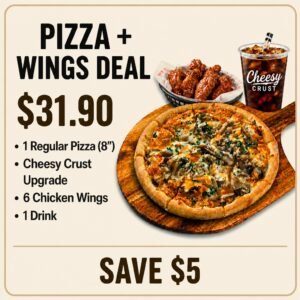 Pizza+Wings Deal